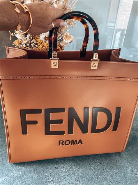 fendi clear tote bag|Fendi shopping bag tote.